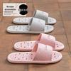 PVC Non-Slip Quick-Dry Leak-Proof Shower Slippers for Couples