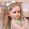KEIUMI Moda Reborn Bebek Silikon Vinil 55 cm Çocuk Oyun Arkadaşları Erken Eğitici Kız Noel Doğum Günü Hediyeleri