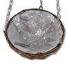 Hangmand - Set van 4 rond - 25 x 13 cm - Lekvrije plastic bodem - Metalen ketting en frame