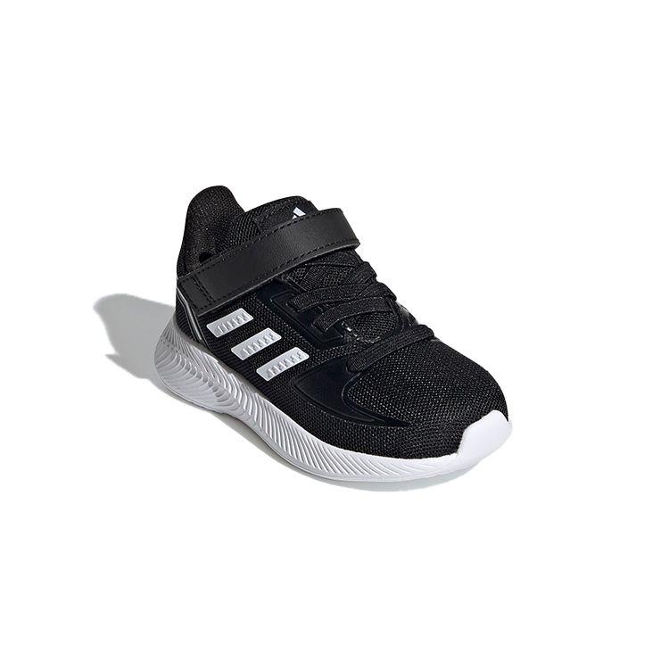 Adidas Neo Non-Slip Breathable Wear-Resistant Low-Top Walking Shoes Baby Shoes Black FZ0093