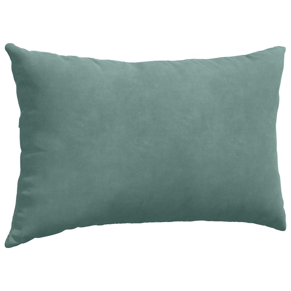Sofa Cushions 2 Pieces Teal Green 50 x 30 cm Cord Fabric