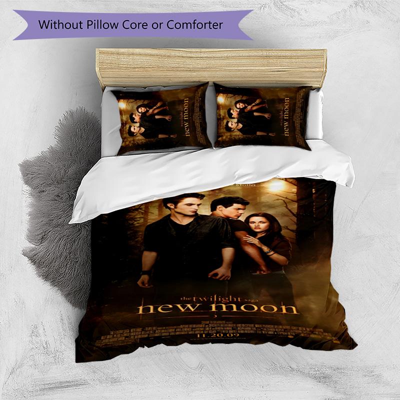 Juego de Ropa de Cama Edward Cullen de 3 Piezas Funda Nórdica con Cierre Incluye 1 Funda Nórdica y 2 Fundas de Almohada para Todas las Estaciones Decoración de Dormitorio Hogar Dormitorio Universitario