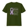 Womens I Wear Purple For My Best Friend Pancreatic Cancer Awareness T Shirt Black 2X Large vintage Washed streetwear Breathable