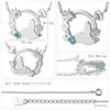 Gin no Disney Limited Edition Alice in Wonderland Sterling Silver Adult [Shinjuku Kura] Necklace, 925, Diamond, Women's Gift,