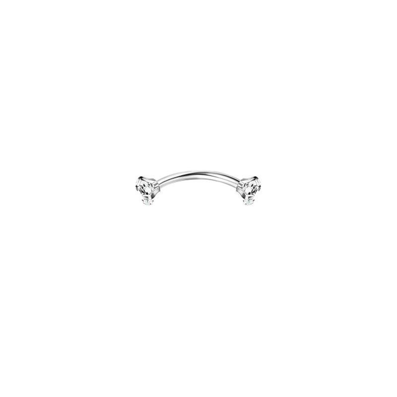 1/11Pcs 16G Eyebrow Rings for Women, Curved Barbell Belly Lip Rings Cartilage Daith Earring Tragus Helix Rook Piercing Jewelry