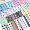 128PC Korean Style Contrasting Color Polka Dot Sulfuric Acid Paper Hand Account Decoration Material Paper Note Inner Page Paper