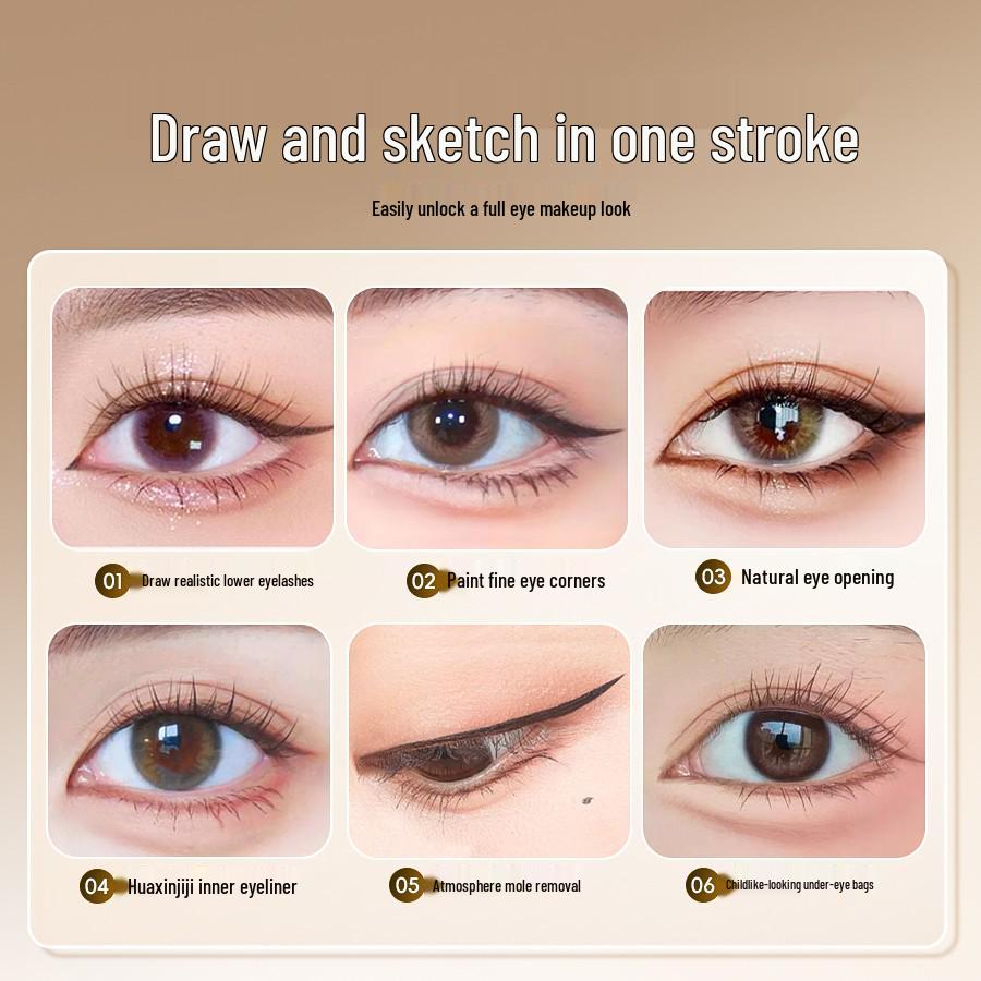 COAST BABY Abgeschrägter Eyeliner Gel-Stift: Langanhaltend, Wasserfest, Wischfest, Ideal für Anfänger.