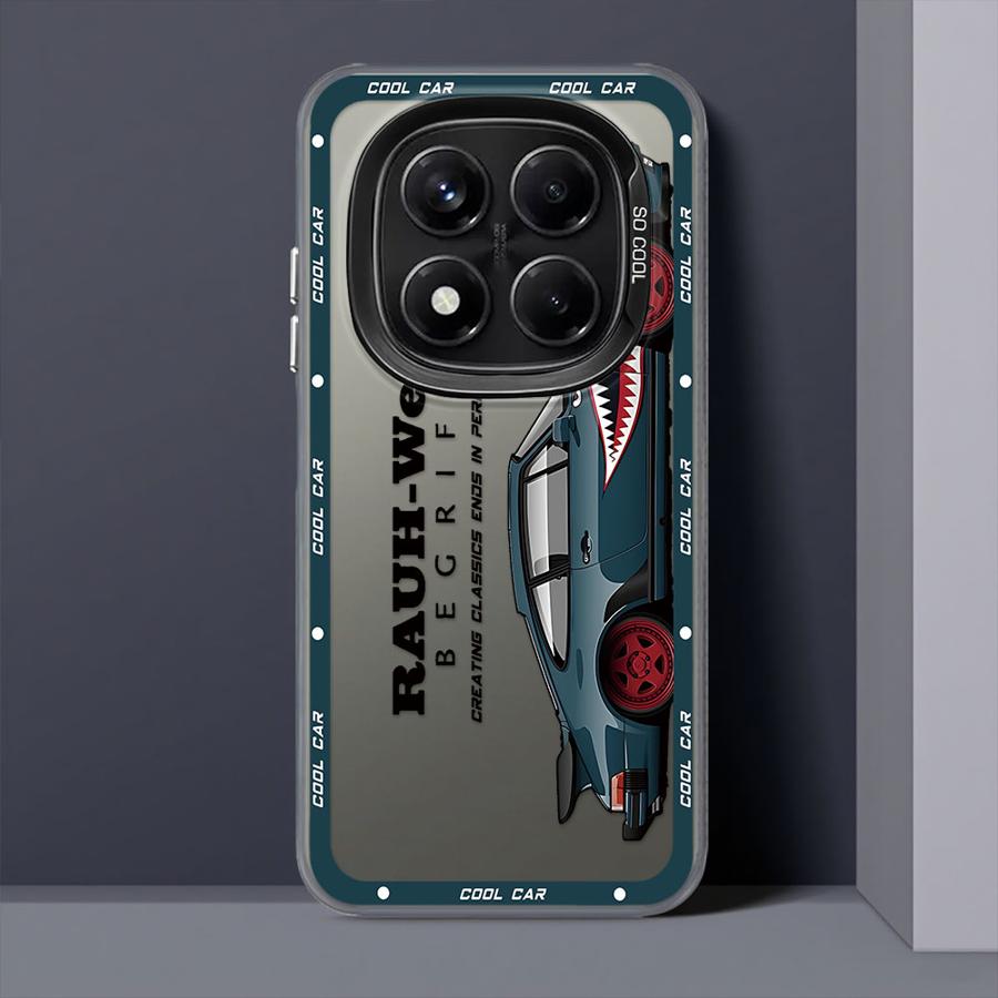 Case for Xiaomi Redmi Note 10 11 Pro 11s 10s 12 13 14 Pro Plus Soft Shell Japanese JDM Drift Car