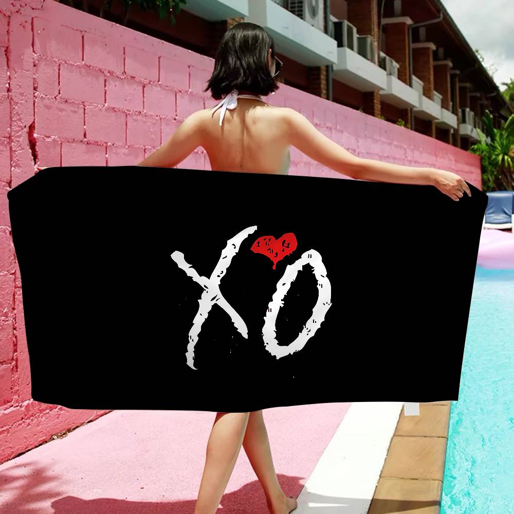 Singer T-The Weeknd Xo Microfiber Beach Towel Absorbent Quick Dry Soft Yoga Swimming Resort Mountain Climbing Towel