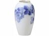 Okura Pottery Blue Rose (8011) 15cm Vase, Made In Japan, 1A/8011