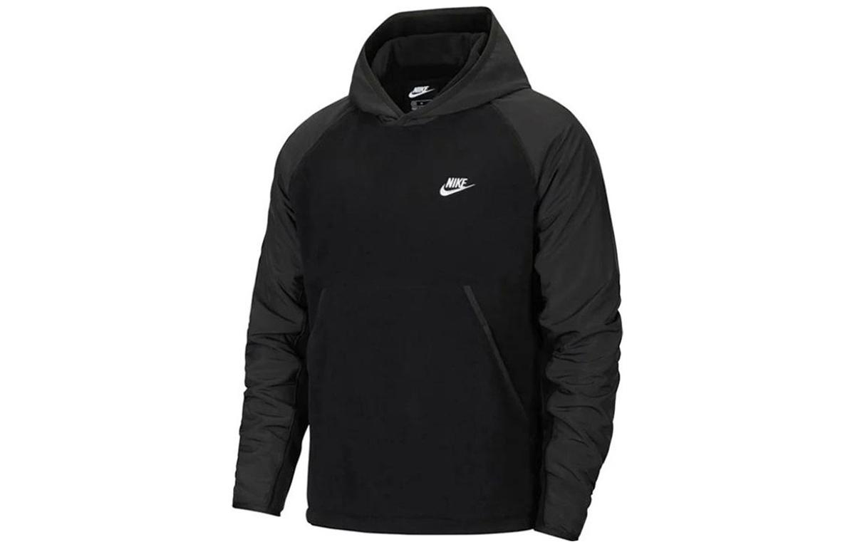 

Nike Sweatshirts Men s Black Hooded Thickened Regular DM1222-010 XXL