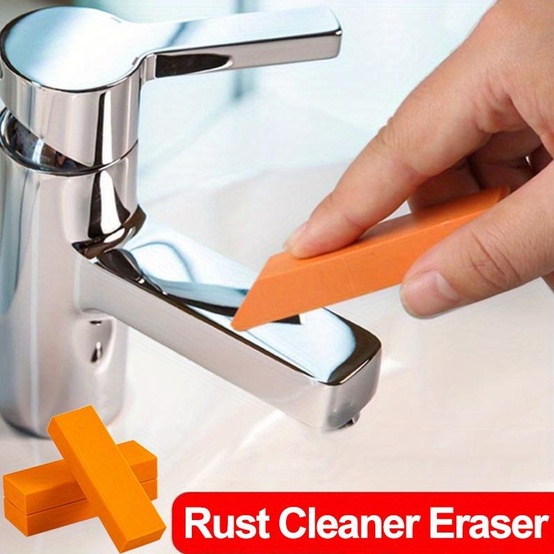 Miracle Limescale & Rust Eraser - Safe Rubber Cleaner for Bathroom Glass, Kitchen Pots | Effortless Household Cleaning Tool