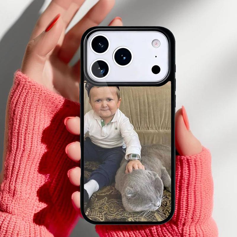 Cute Funny Hasbulla Bumper 16 Phone Case for iPhone 17 16 15 14 13 Pro Max Back Cover for 12 11 Pro Coque