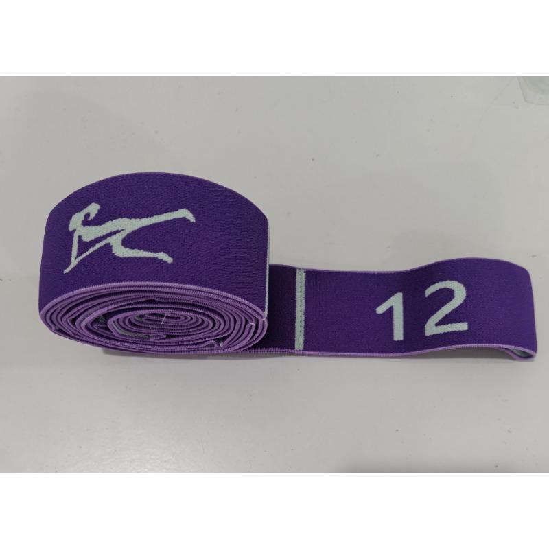 

1 шт. эластичный ремень для йоги, женский ремень для растяжки с открытыми плечами, детский ремень для растяжки для специальных занятий латиноамериканскими танцами, ремень для растяжки 142CM фиолетовый