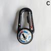 Compass Hiking Backpacking Accessories Outdoor Camping Mountaineering Buckle Mini Compass Carabiner Keychain Thermometer