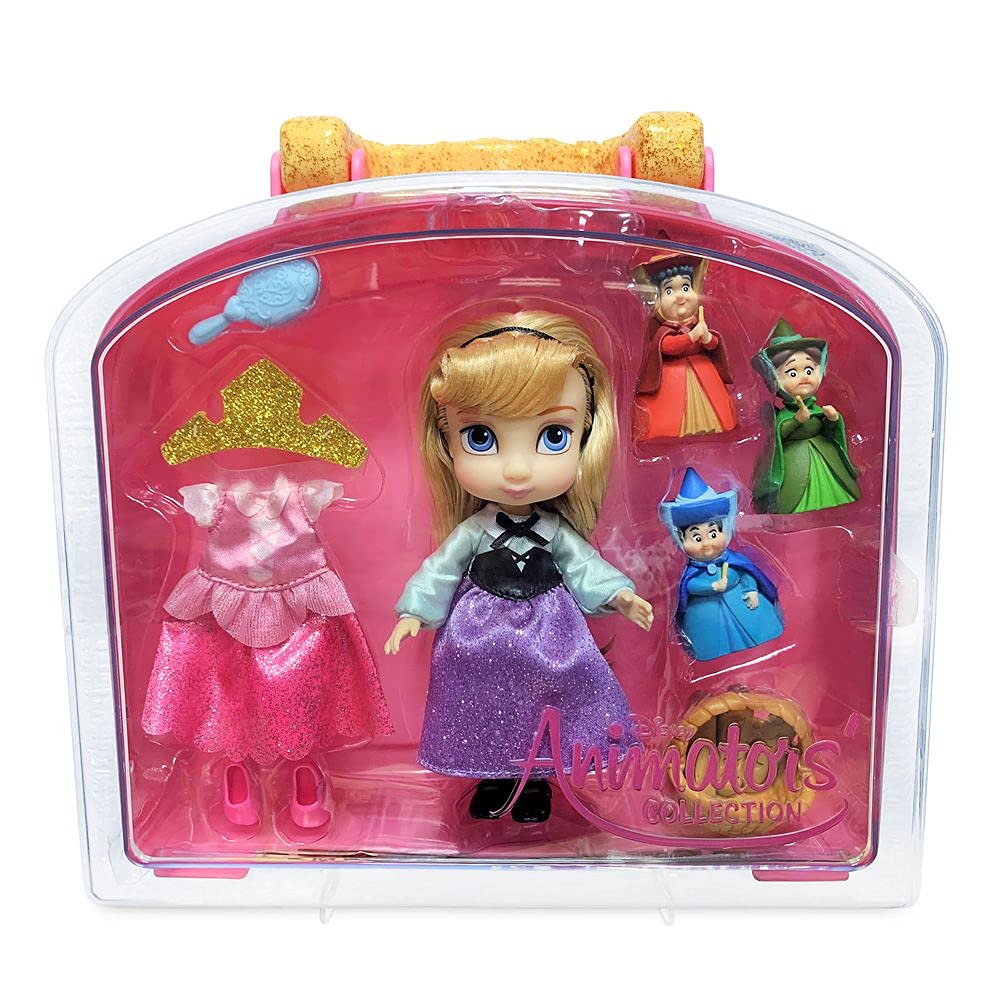 Disney Aurora Animators Collection Mini Doll Playset Sleeping Beauty – – 5-inch