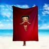 1pc Easy-Care Betty Boop Blanket, Perfect for Couch, Bed, Home, Travel & More, Warm & Durable Printed Blanket