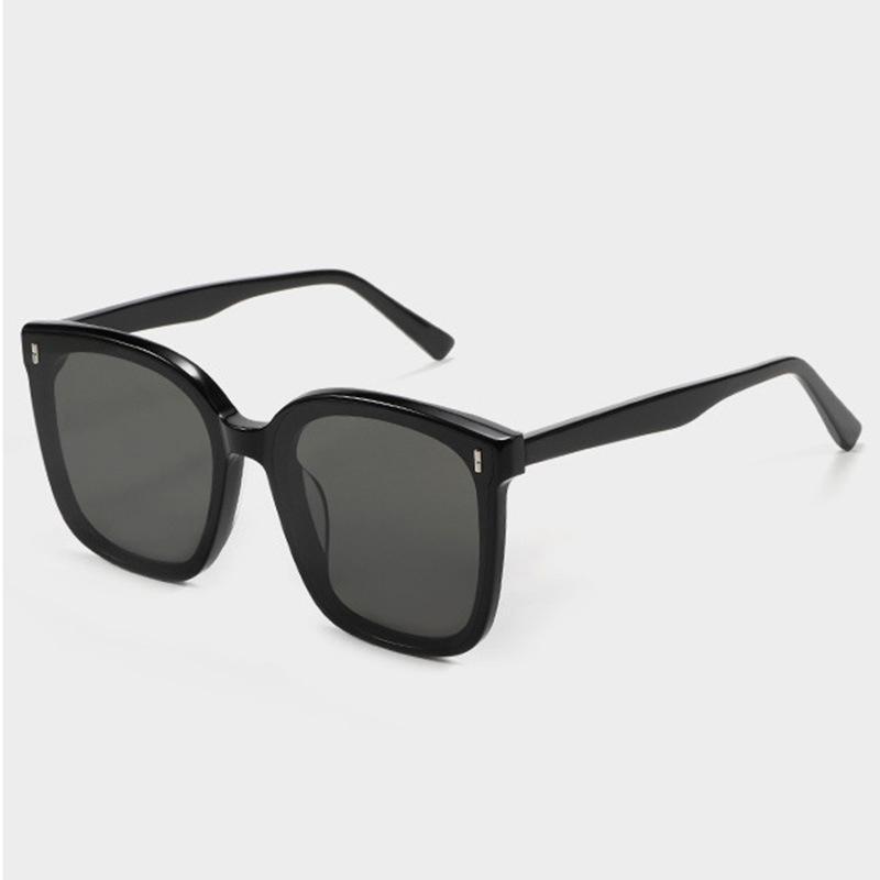 Okulary przeciwsłoneczne damskie High-End Sense Big Face Thin Snow Winter Okulary przeciwsłoneczne z filtrem UV Męskie okulary w białej oprawie