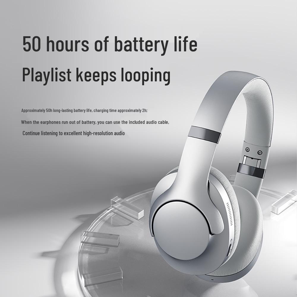 ANC Over-Ear Wireless Bluetooth Headphones with Ultra-Long Battery & Full Noise Cancellation