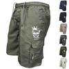 Men's -color Casual Five-pocket Pants, Loose Multi-pocket Outdoor Sports Work Pants