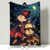 Anime OOver TThe GGarden WWall Throw Soft Warm Flannel Throw Blanket Multiuse for Sofa Bed Office Nap