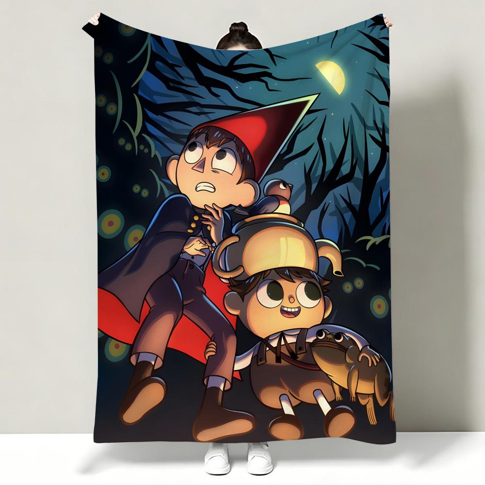 Anime OOver TThe GGarden WWall Throw Soft Warm Flannel Throw Blanket Multiuse for Sofa Bed Office Nap