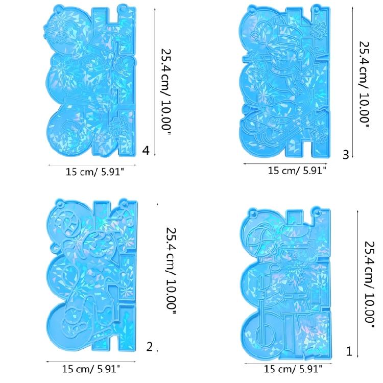 Pendants Mould Silicone Resin Moulds with Hole Silicone Material for Pendants