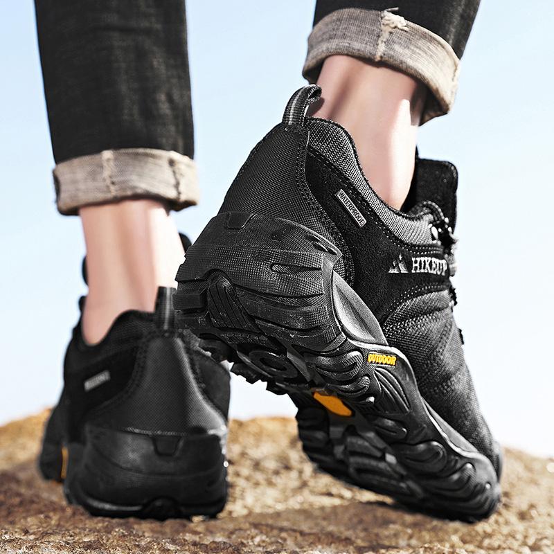 Non-slip Men Hiking Shoes Breathable Outdoor Wear Resistant Splashproof Climbing Men Sneaker Tourism Mountain Shoes