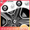 Hub Caps 4PCS 56mm/60mm Car Wheel Center Cap Logo Hub Badge Rims Cover For Renault RS Clio Megane 2 3 4 Captur Trafic Twingo Sce