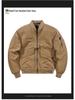 Men's Flight Jacket: Winter Thickened Velvet, Detachable Lapel, Outdoor Casual Style for Autumn & Winter