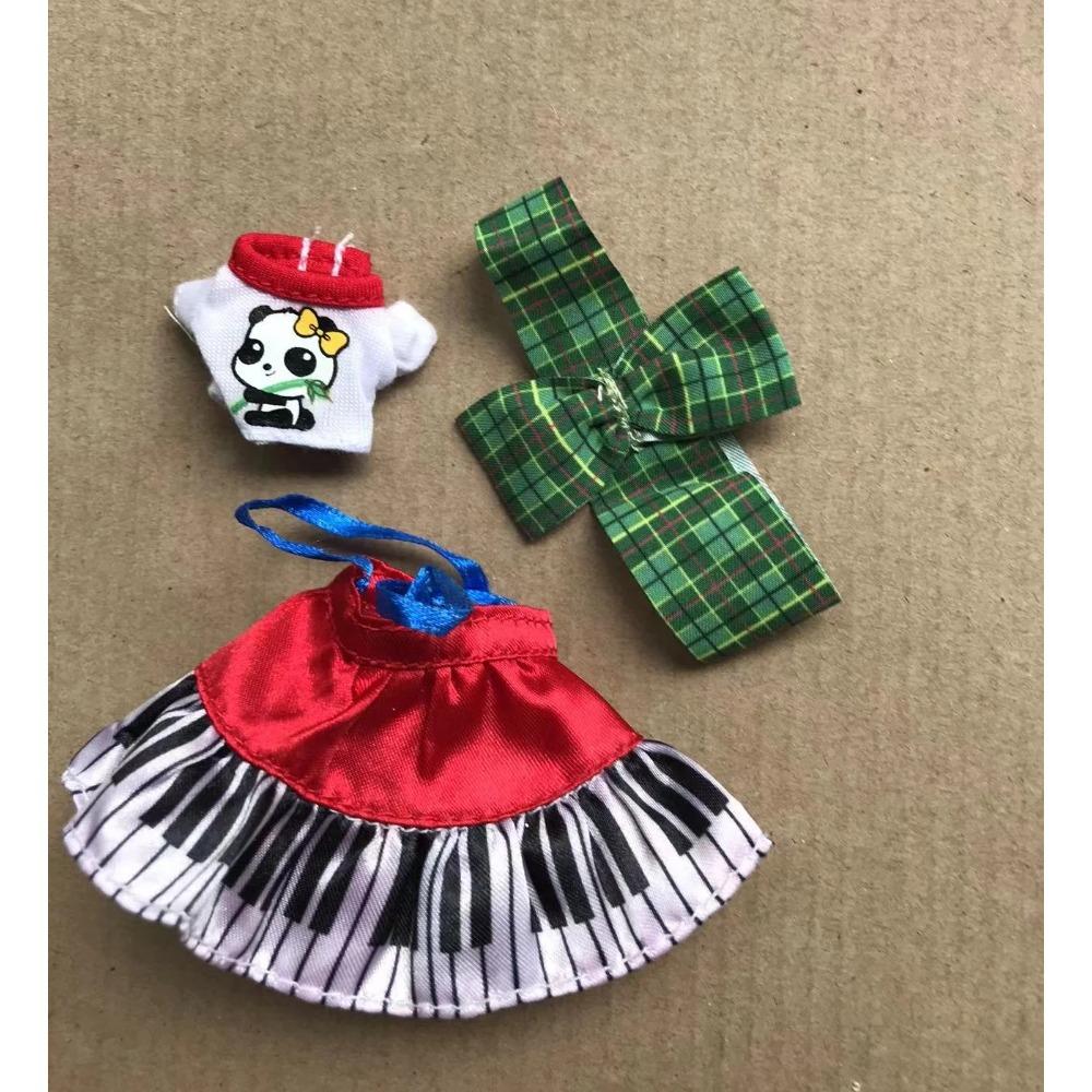 Vêtements de Poupée Danseuse Robe Chemise Pantalon Décorations de Poupée Colorées Costume de Poupée Originale Monstering Bratss Jouets d'Habillage DIY pour Enfants