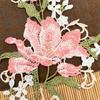 1Pair Dress Embroidered Fashion Embroidered Decals Fabric Sticker Lingerie Breast Flower Sewing DIY Polyester Flower Applique