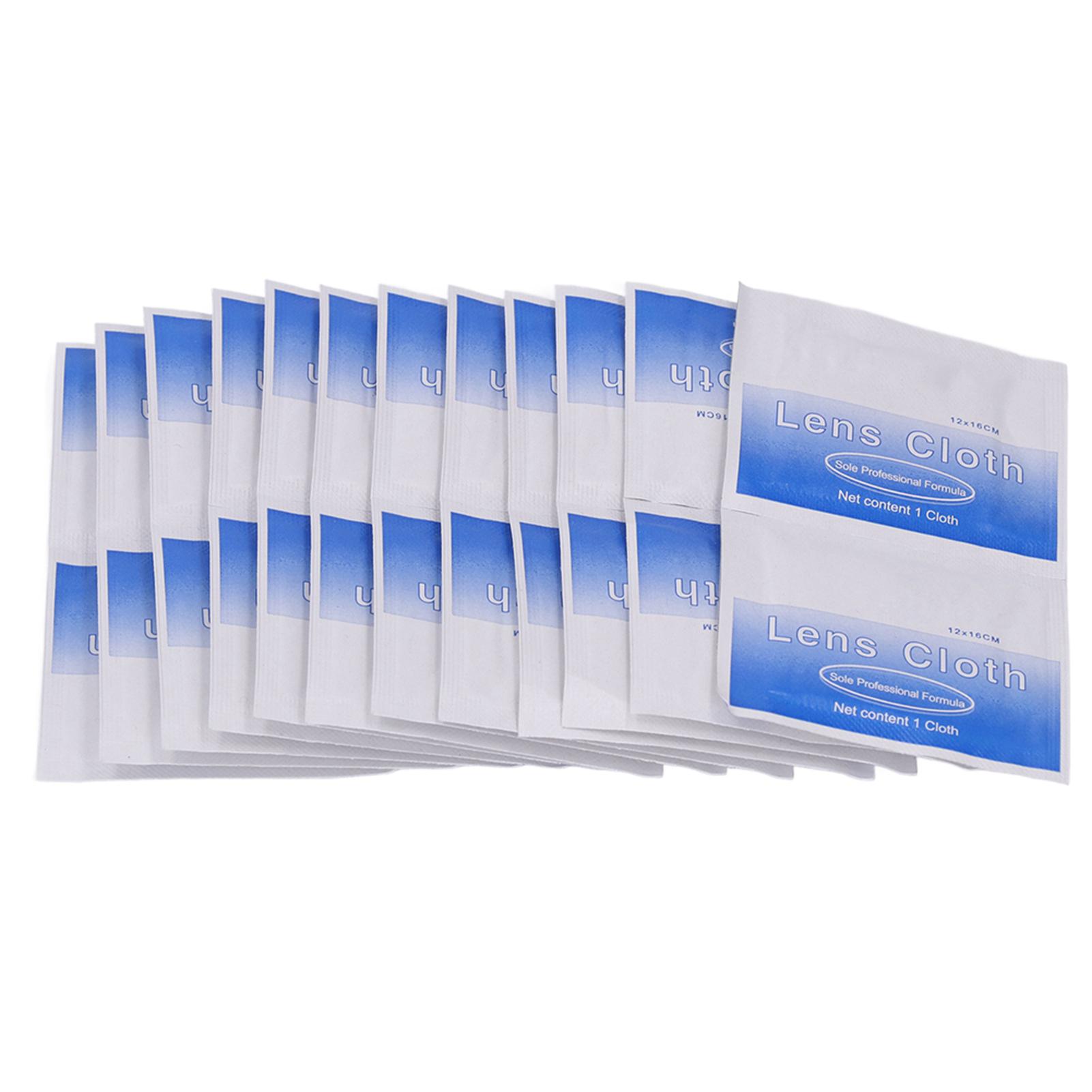 

48 шт. Салфетки для чистки линз Одноразовые салфетки для чистки экрана для очков Камеры