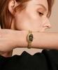 Lollalojeu Mirror Black Onyx Oval Women'S Wristwatch