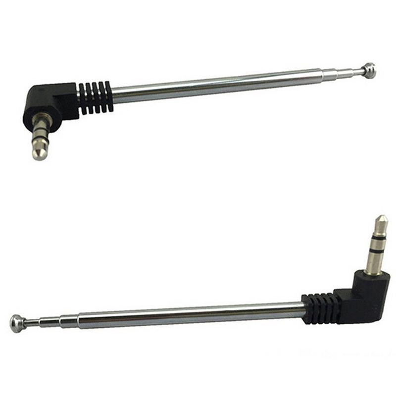 3.5Mm Universal Retractable Fm Mobile Phone Car Auto Radio Telescopic Antenna 433-760 Mhz Interior Parts Car Accessories
