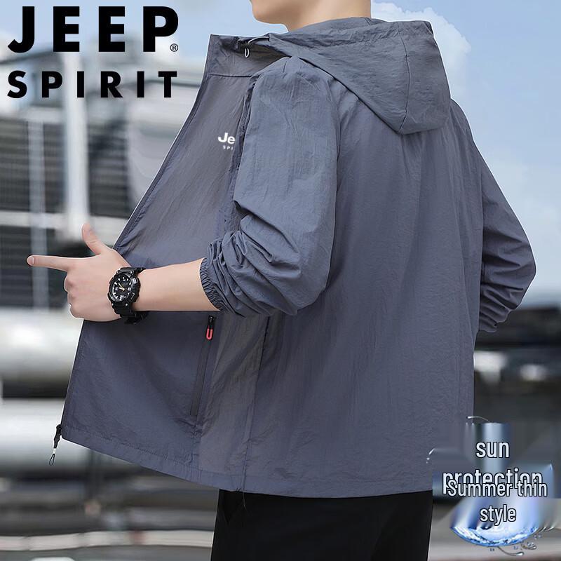 JEEP SPIRIT Men s Ice-Feel UPF 50+ Sun Protection Jacket 3XL
