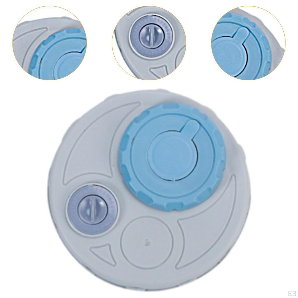 Water Cover Portable Threaded Double Lid Leakproof for Garden Transportation Tank Hiking Juice