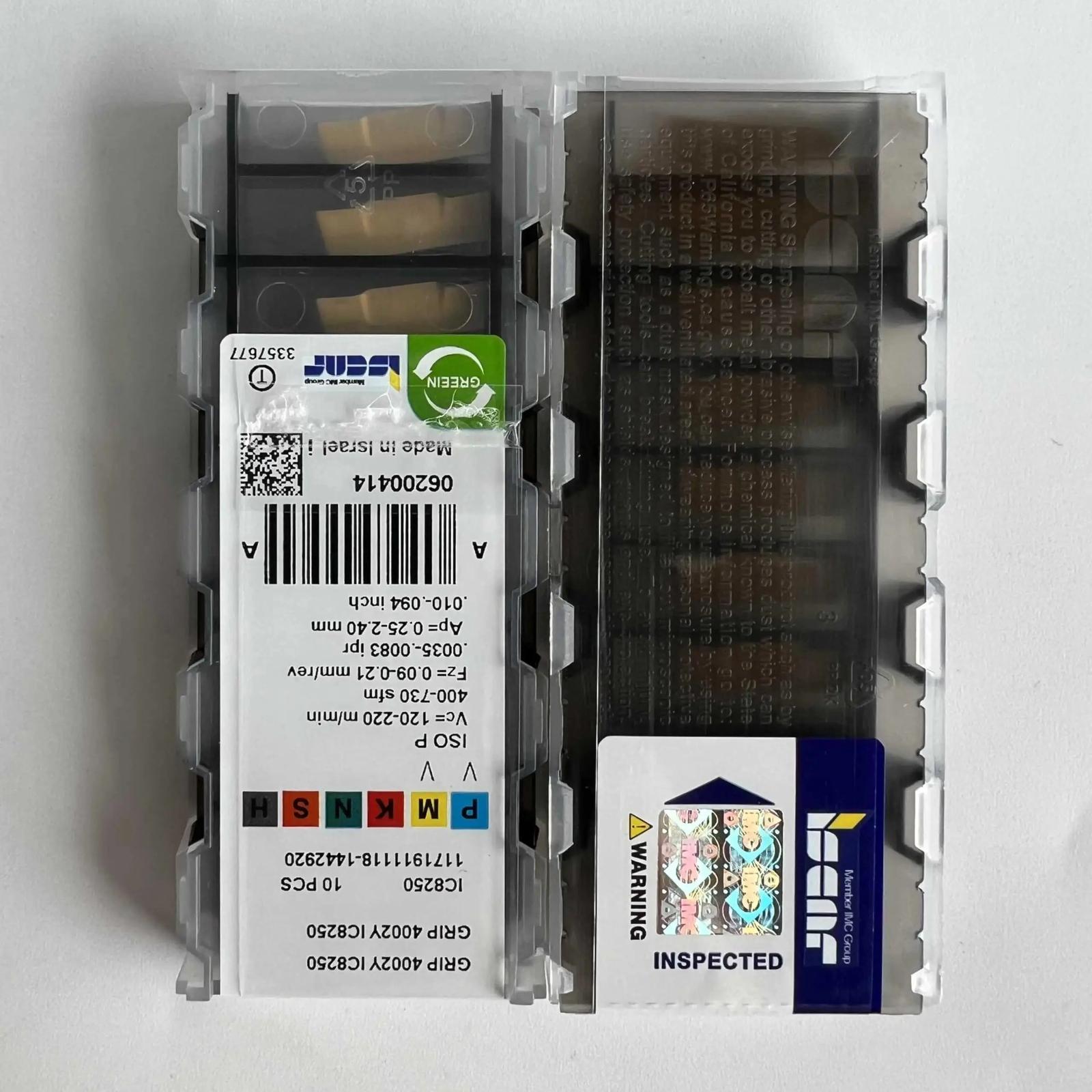

ISCAR / GRIP4002Y IC8250 /Industrial indexable Carbide Inserts 10 PCS