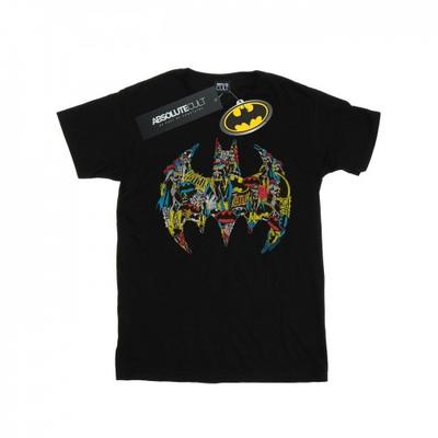 Batman-Batgirl-Logo-Collage-T-Shirt für Jungen