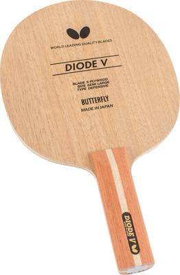 Butterfly Tischtennis Schläger Diode V Shakehand Für Chopper (Schnitt) Stil 5-lagiges Holz Gerade Großer Ball Kompatibel 36964