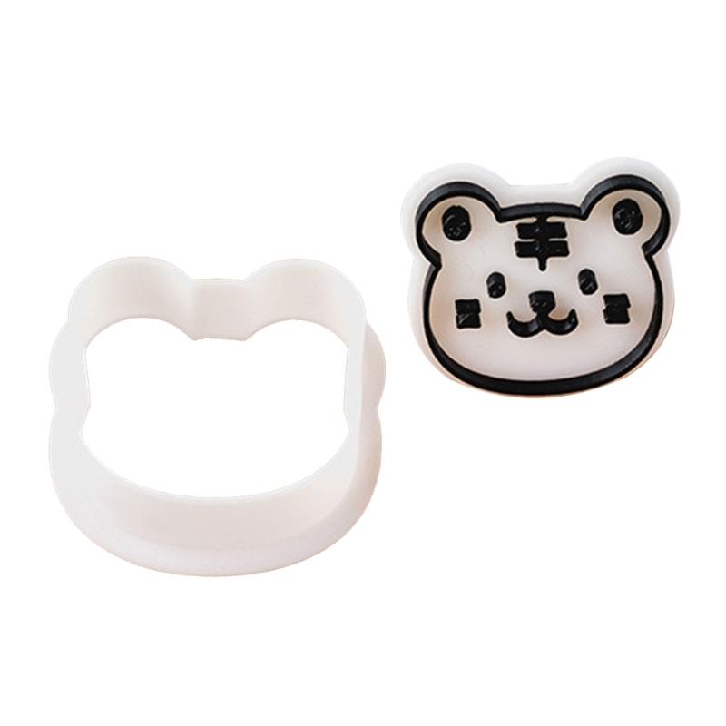 Cartoon Animal Fondant Cookie Cutters Easy to Use Cute Animal Shape Pastry Molds for Creating Delicate Snacks at Homes