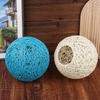 Runde Prägnante Handgewebte Rattan-Rebenkugel Hängeleuchte Lampenschirm Licht Lampenschirme Lichtzubehör(20 cm Durchmesser)