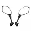 1 Pair Rearview Mirror Fit for Honda CBR600F4 CBR600F4I CBR600RR Kawasaki Ninja 250R Hyosung GT125R GT250R GT650R GT650S Black