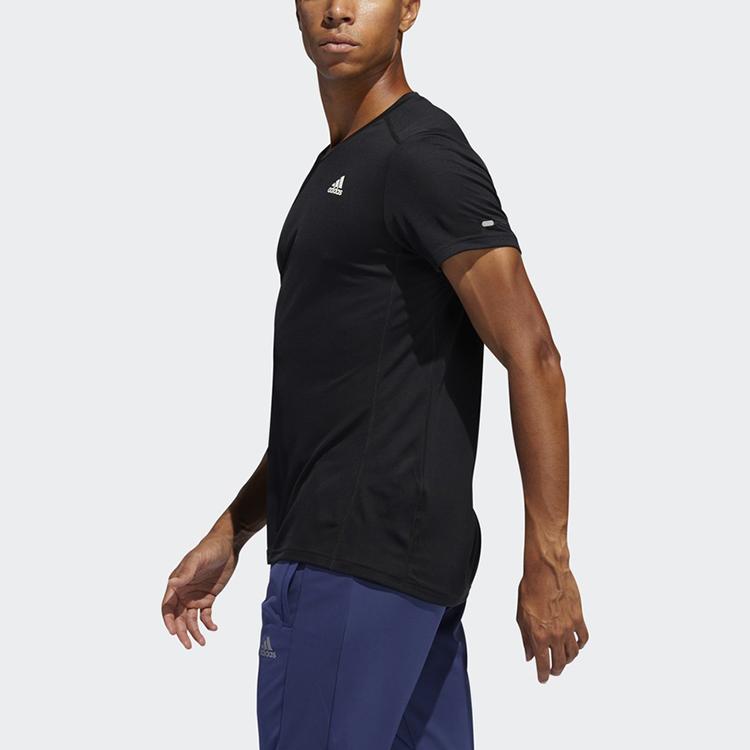 Adidas Run It PB Short Sleeve T-Shirt Men Tops Black FR8382