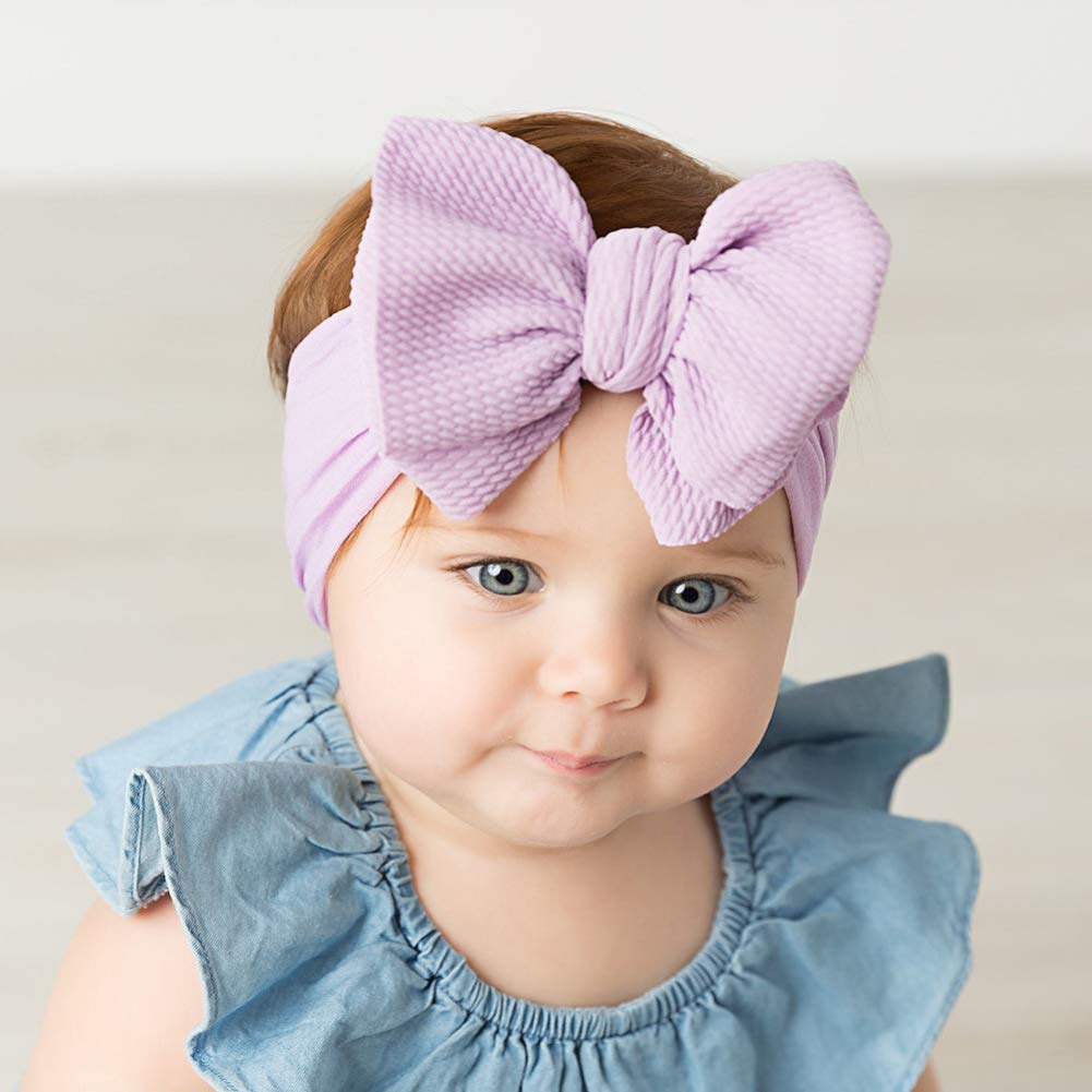 QandSweet Baby Girl's Headbands and Bows Hair Accessories (7Pcs Newest01)