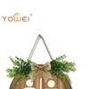 Rustic Wreath Wooden Sign Wall Decor Round Board Signs Laundry Door Hanging Bathroom Sign Unisex Toilet Decor Funny