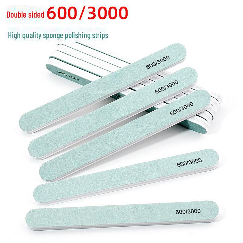 Professional Manicure Nail File and Buffing Set: Sponge, Scrub, and Sanding Strips for Polishing and Smoothing Nails