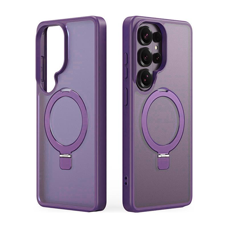 Magnetic Stand Phone Case Suitable for Samsung S26Ultra, Anti-drop Protective Cover with Matte Skin Feel, S25Fe Soft Case