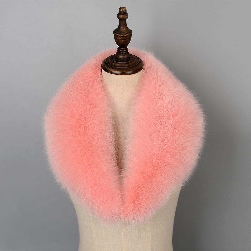 Real Fox Fur Collar Women Winter Natural Fur Scarf Fluffy Fur Shawls For Women Collars Men Coat Large Size Neck Warmer Scarves