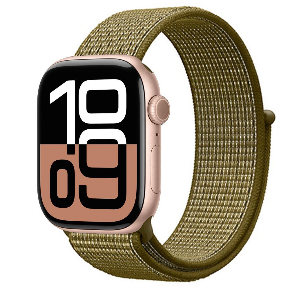 Cinturino in Nylon a Passante Per Apple Watch Bands 46mm 44mm 40mm 41mm 45mm 42mm Cinturino Originale iWatch Serie 11 10 SE 9 8 Ultra 3